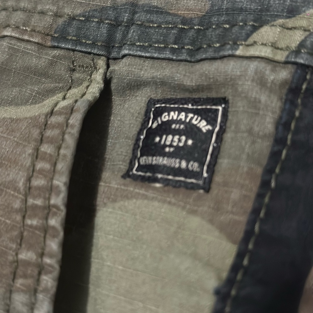 Camouflage Pants with Black Side Stripes - Picture 4 of 4